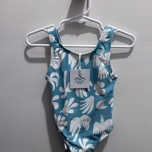 Seasta Surf Blue and White Swimsuit